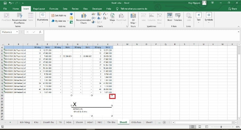 Cách tạo chữ ký điện tử cá nhân online trong Excel