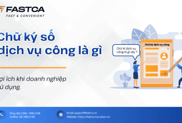 chữ ký số dịch vụ công