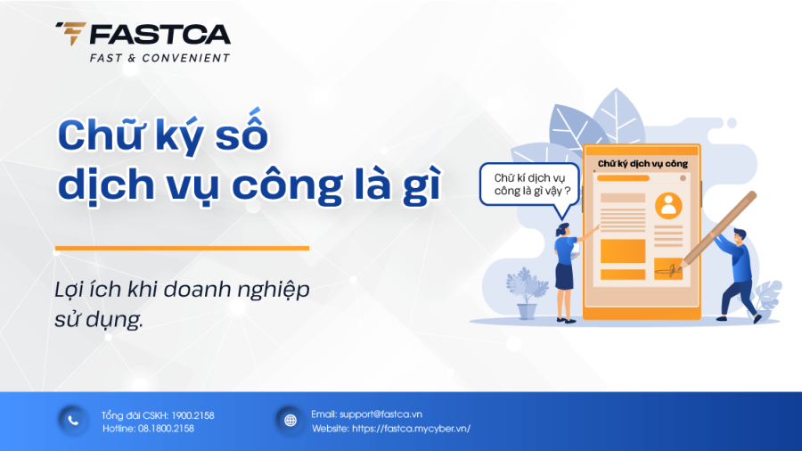 chữ ký số dịch vụ công
