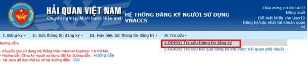 Thay đổi thông tin CKS trên tài khoản quản trị