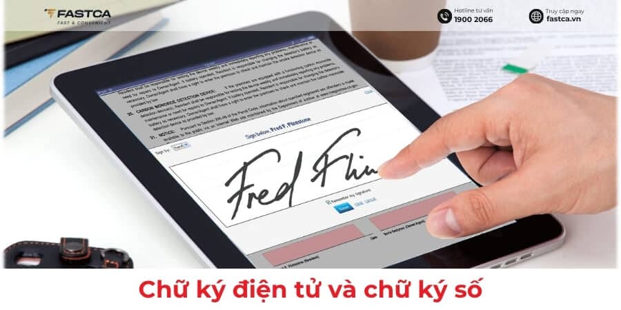 chữ ký điện tử và chữ ký số