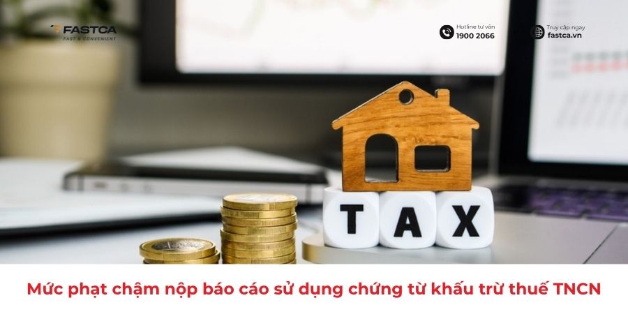 Mức phạt chậm nộp báo cáo sử dụng chứng từ khấu trừ thuế TNCN