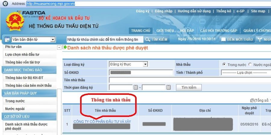 Đăng ký chứng thư số đấu thầu trên hệ thống mạng đấu thầu quốc gia