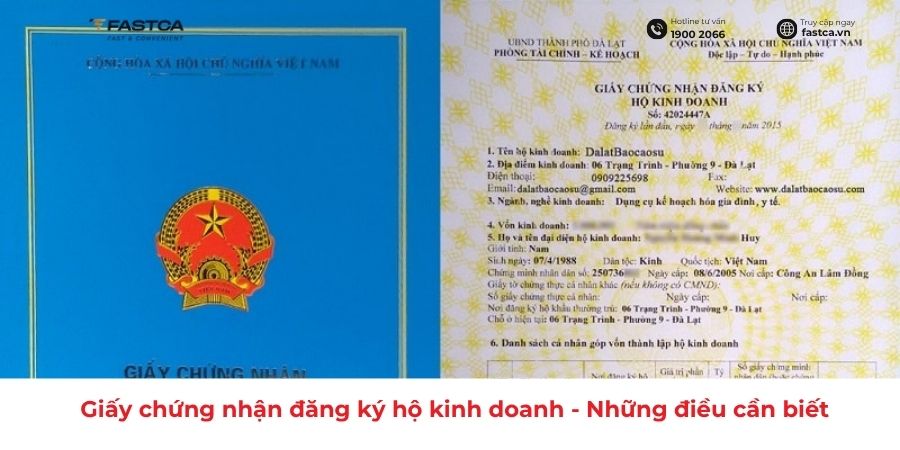 Những điều cần biết về Giấy chứng nhận đăng ký hộ kinh doanh