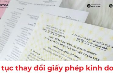 Hướng dẫn thủ tục thay đổi giấy phép kinh doanh