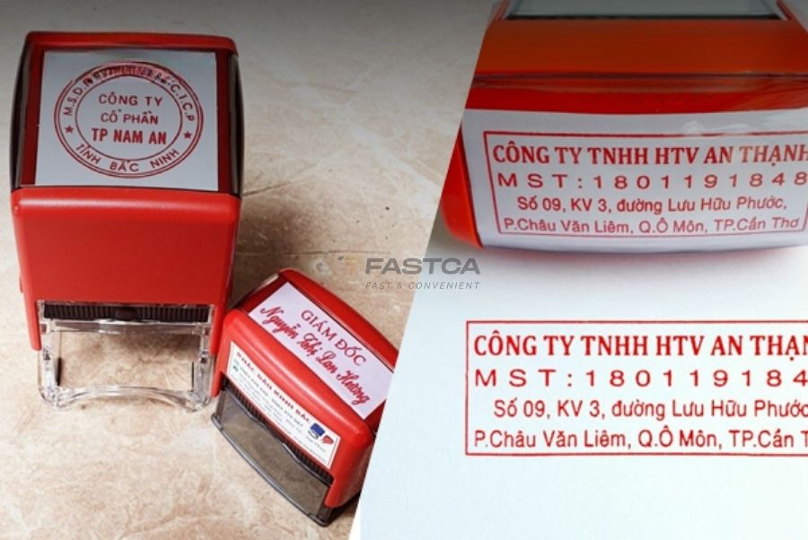Hai con dấu thường dùng trong doanh nghiệp