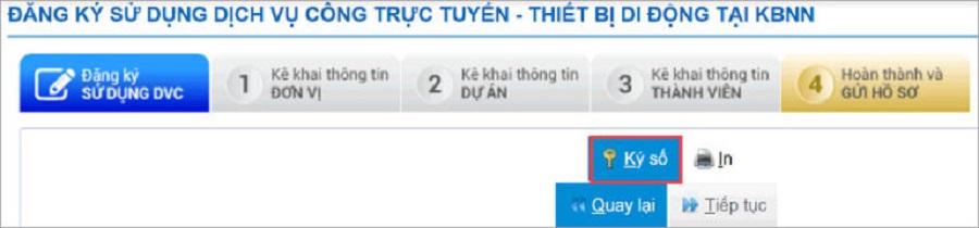 Hướng dẫn kiểm tra/cập nhật thông tin hồ sơ và chữ ký số DVC kho bạc nhà nước - bước 2.2