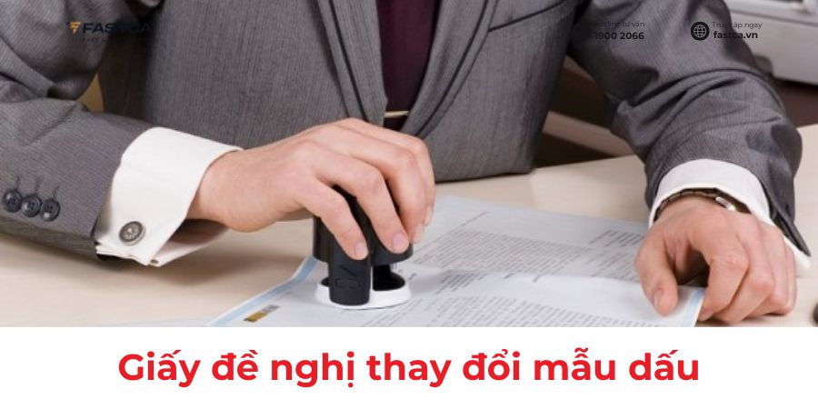 giấy đề nghị thay đổi mẫu dấu, mẫu chữ ký