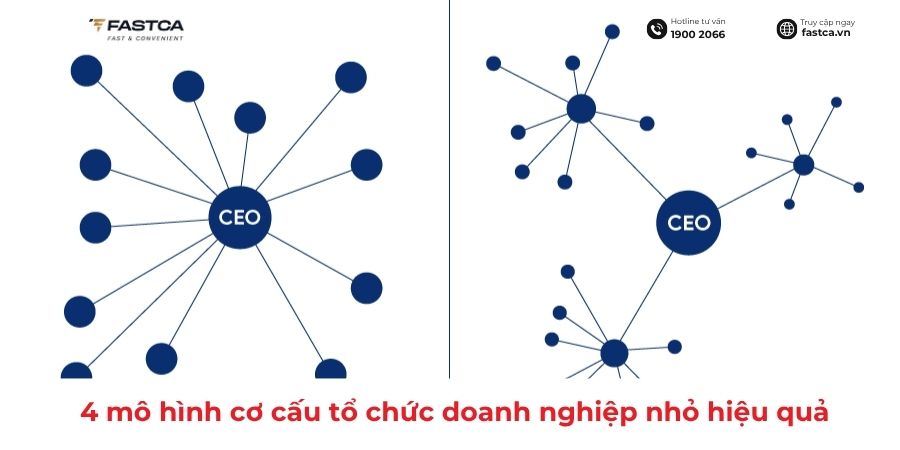 mô hình cơ cấu tổ chức doanh nghiệp nhỏ hiệu quả