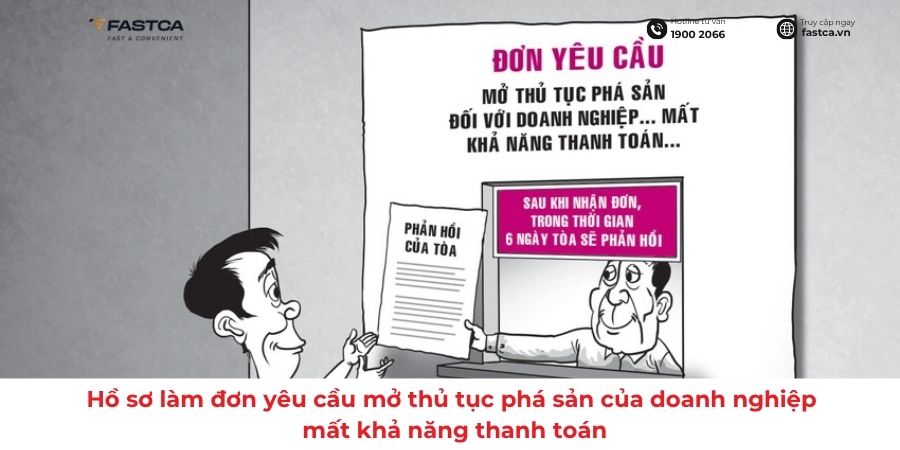 Các giấy tờ trong hồ sơ đơn yêu cầu mở thủ tục phá sản
