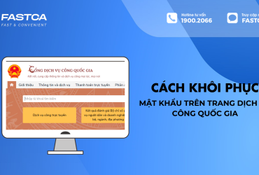 Làm thế nào để lấy lại mật khẩu trên Dịch vụ công Quốc Gia