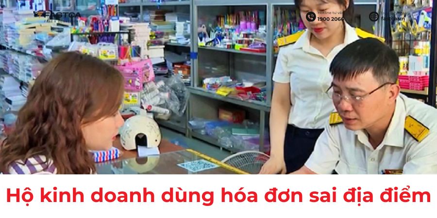 Hộ kinh doanh xuất hóa đơn điện tử sai địa điểm đăng ký đối mặt với nhiều rủi ro pháp lý