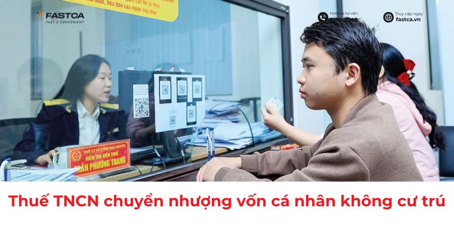 Công thức tính thuế TNCN từ chuyển nhượng vốn cho cá nhân không cư trú