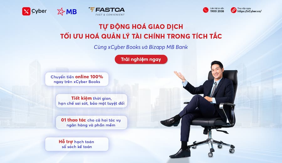 Tự động hóa giao dịch – Tối ưu hóa quản lý tài chính chỉ trong tích tắc cùng xCyber Books và Biz MBBank