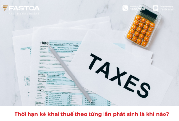 Thời hạn kê khai thuế