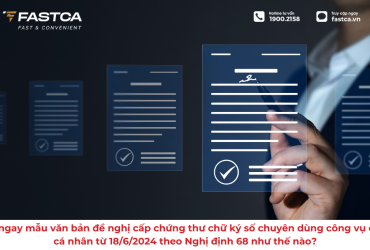 Chứng thư chữ ký số chuyên dùng công vụ