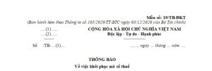 Khôi phục mã số thuế