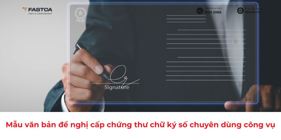 Mẫu văn bản đề nghị cấp chứng thư chữ ký số chuyên dùng công vụ cho cá nhân theo Nghị định 68/2024/NĐ-CP