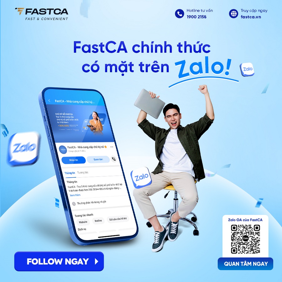 FastCA chính thức có mặt trên Zalo OA