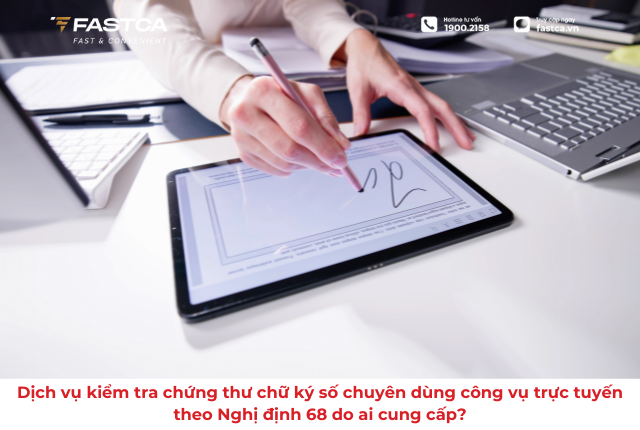 Chữ ký số chuyên dùng công vụ