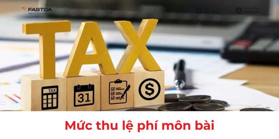 Bảng mức thu lệ phí môn bài