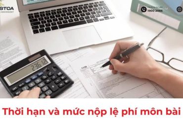 Tra cứu thời hạn và mức nộp lệ phí môn bài