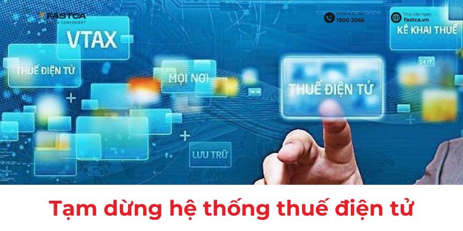 Thông báo lịch tạm dừng hệ thống thuế điện tử phục vụ công tác nâng cấp