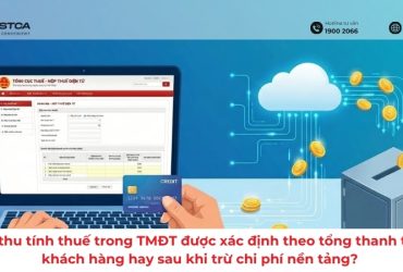 Doanh thu tính thuế trong TMĐT được xác định theo tổng thanh toán từ khách hàng hay sau khi trừ chi phí nền tảng?
