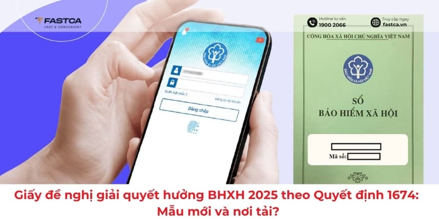 Giấy đề nghị giải quyết hưởng BHXH theo Quyết định 1674: Mẫu mới và nơi tải?