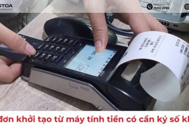 hóa đơn từ máy tính tiền có cần ký số không