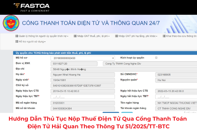 nộp thuế điện tử
