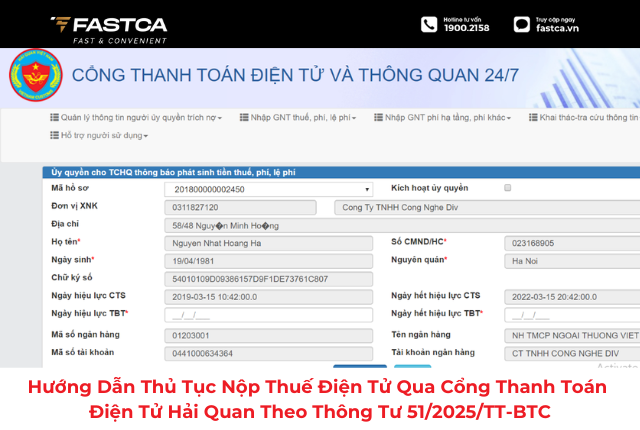 nộp thuế điện tử