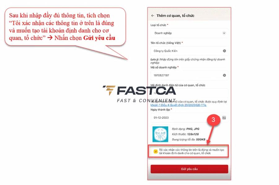 đăng ký định danh điện tử để tiếp tục sử dụng eTax - bước 5.2