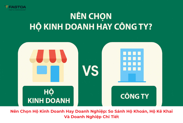 nên chọn hộ kinh doanh hay doanh nghiệp