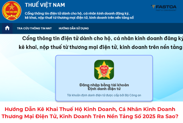kê khai thuế hộ kinh doanh