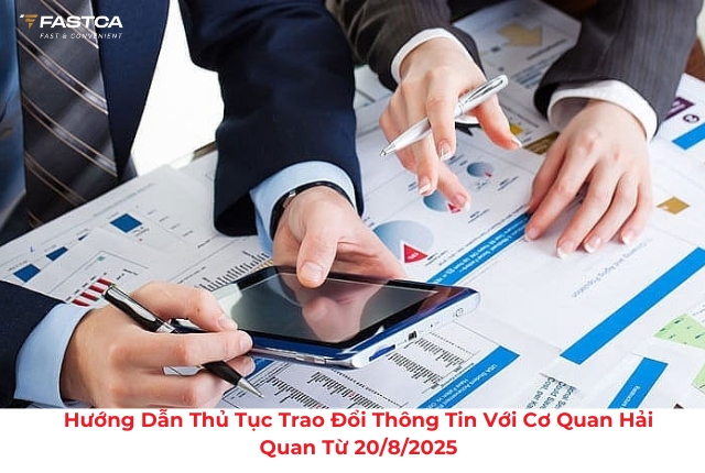 thủ tục trao đổi thông tin với cơ quan hải quan