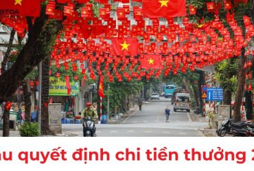 mẫu quyết định chi tiền thưởng 2/9