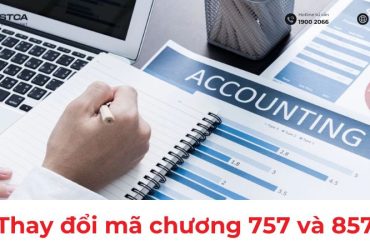 thay đổi mã chương 757 và mã chương 857
