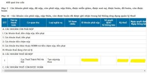 tra cứu nợ thuế tncn 2025
