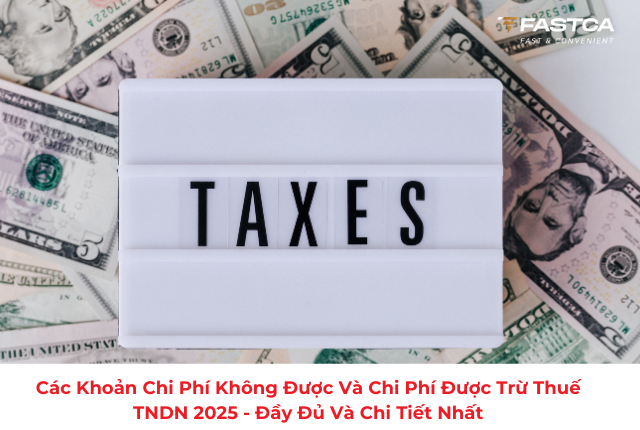 chi phí được trừ thuế tndn 2025