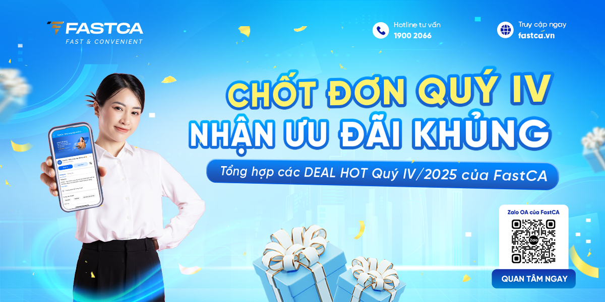 ưu đãi chữ ký số FastCA