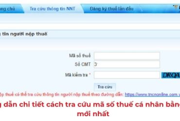 Tra cứu mã số thuế cá nhân