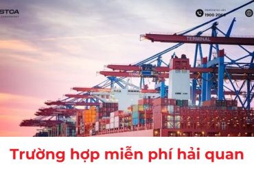 các trường hợp miễn phí hải quan