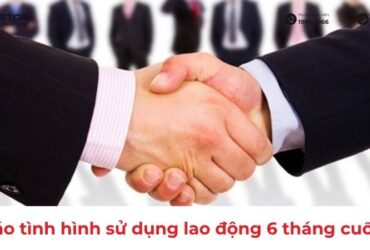 báo cáo tình hình sử dụng lao động 6 tháng cuối năm