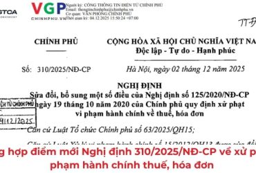 Xử phạt vi phạm hành chính thuế, hóa đơn