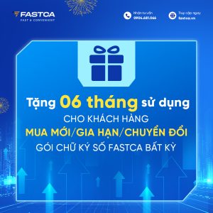 khuyến mại chữ ký số FastCA quý I