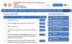 cấu hình chữ ký số