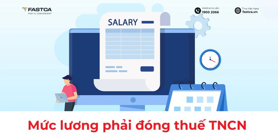 mức lương đóng thuế tncn