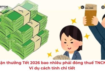 Nhận thưởng Tết bao nhiêu phải đóng thuế TNCN? Ví dụ cách tính chi tiết