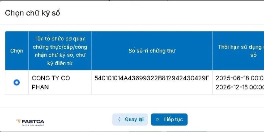 tổ chức nộp tờ khai quyết toán thuế tncn trên dịch vụ công - bước 13
